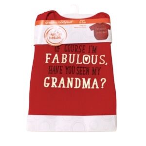 Red Onesie With Quote